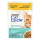 PURINA Cat Chow Hairball Control, Poulet et haricots verts, sachet de nourriture humide pour chats, contrôle des boules de poils, (en sauce), 85g