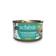 SCHESIR Complete Nutrition, Atún y Besugo, comida húmeda en lata para gatos, (en aspic), 85g