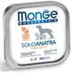MONGE Monoprotein, XS-XL, Duck, tray, single protein grain-free wet food for dogs, (paté), 150g