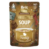 BRIT Kerstsoep, Kalkoen, zakje natvoer zonder granen, (topping), 75g