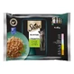 SHEBA Delicatessen Mixed Selections, Viande et Poisson, sachet de nourriture humide pour chats, (en aspic), multipack, 85g x 4pcs