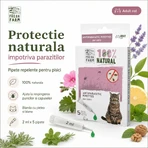 FRESH FARM, natuurlijke uitwendige ontworming voor katten, afweer pipet, 2ml x 5st
