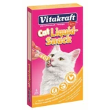 Vitakraft Cat Snack liquide au poulet, 6 x 15 g