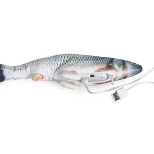 CAMON Fish Model A avec USB, jouet interactif pour chat, intelligent, textile, multicolore, 1pc