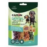 CAMON Dental Dental Snack Mix Veggie Bells, XS-XL, Süßkartoffel und Obst, 100g