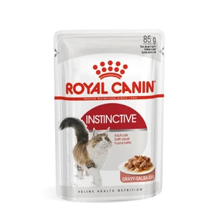ROYAL CANIN Instinctive Adult, Nassfutter für Katzen, (in Sauce), 85g