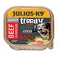 JULIUS-K9 Terrine, XS-S, boeuf et pommes de terre, nourriture humide pour chien, (pâté), 150g
