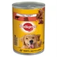 PEDIGREE, XS-XL, Ternera y Aves, comida húmeda en lata, (en aspic), 400g
