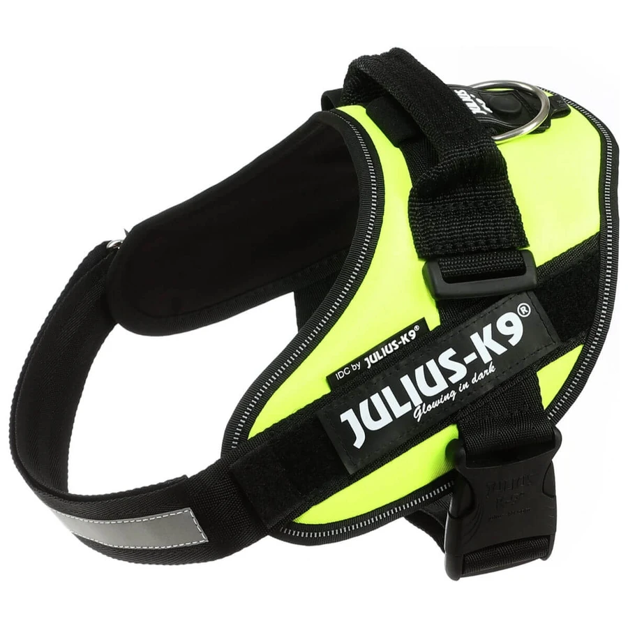 JULIUS-K9 IDC Power, dog harness, S, 7-15kg, neon