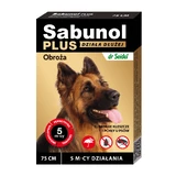 SABUNOL PLUS, external deworming dogs, collar, L-XL(25 - 50kg), 75 cm, brown, 1pc