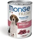 MONGE Fresh, XS-XL, Kalb, Nassfutter in Dosen, (im eigenen Saft), 400g