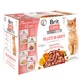 BRIT Care Flavour Box Fillet In Gravy, 4 flavors, sachet grain-free wet cat food, (in gravy), 85g x 12