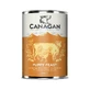 CANAGAN Puppy Feast, XS-XL, Pollo y Ternera, comida húmeda en lata sin cereales para perros jóvenes, (en sopa), 400g