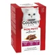 PURINA Gourmet Mon Petit, 3 Geschmacksrichtungen (Rind, Kalb, Honig), Mischpackung, Beutel Katzennassfutter, (in Sauce), 50g x 6
