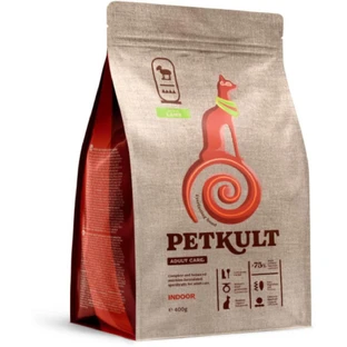 PETKULT Adult Care Indoor, Lamb, dry cat food, 400g