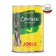 JOSIDOG, Pollo, comida húmeda en lata, (en salsa), 415g x 12