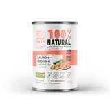 FRESH FARM Coarse XS-XL, Salmon and Zucchini, canned grain-free moist dog food, (pate), 400g