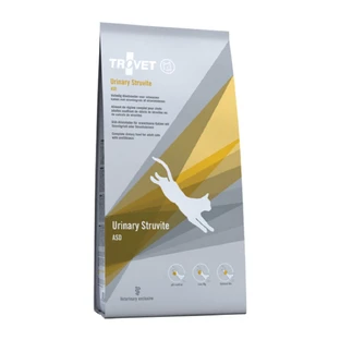TROVET Cat Urinary Struvite ASD, dieta veterinaria para gatos, alimento seco, trastornos urinarios (estruvita), 2,5kg