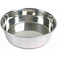TRIXIE Roestvrij Staal, hondenbak, rond, anti-slip, roestvrij staal, zilver, XS-S(0.5l, ⌀14cm)