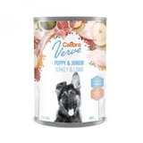 CALIBRA Verve GF Puppy&Junior, XS-XL, Pute und Lamm, getreidefreies Nassfutter in Dosen für junge Hunde, (Pastete), 400g