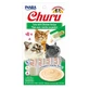 INABA Churu Churu Cremoso, Atún y Pollo, comida para gatos sin cereales, (puré), 56g