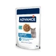 ADVANCE Sterilized, Kabeljau, Sachet Nassfutter für sterilisierte Katzen, (in Sauce), 85g