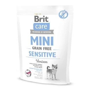 BRIT Care Mini Sensitive, XS-S, Hunted, pienso sin cereales para perros con sensibilidad digestiva, 400g