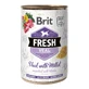 BRIT Fresh, Calf with Mei, canned grain-free wet dog food, (in aspic), 400g