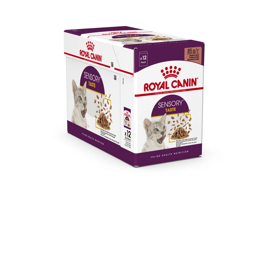 ROYAL CANIN Sensory Taste Smaakprikkelend Kattenvoer (in saus), bax, 85g x 12st