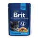 BRIT Premium Kitten, Huhn, Sachet Nassfutter für junge Katzen, (in Sauce), 100g