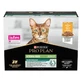 PURINA Pro Plan Sterilized Maintenance, Huhn, Beutel Nassfutter für sterilisierte Katzen, (in Sauce), bax, 85g x10St.