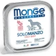 MONGE Monoprotein, XS-XL, Rund, tray, enkelvoudig eiwit graanvrij natvoer voor honden, (paté), 150g