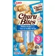 INABA Churu Bites, Pollo, Atún y Vieiras, bolsita, sobre, comida para gatos sin cereales recompensas, semi-malista, 30g