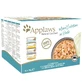 APPLAWS Supreme Collection Multipack, 4 Geschmacksrichtungen (Thunfisch, Huhn, Ozeanischer Fisch, Huhn und Käse), Mischpackung, Katzennassfutter in Dosen, 70g x 12