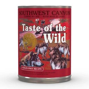TASTE OF THE WILD Southwest Canyon, Beef, blik graanvrij nat hondenvoer, (in jus), 390g