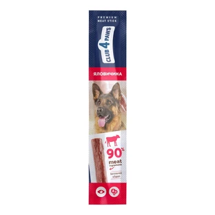 CLUB 4 PAWS Premium Stick, golosinas para perros, Sticks, Beef, 12g