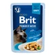 BRIT Premium by Nature Delicate File, Kip, zakje nat kattenvoer, (in saus), 85g