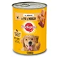 PEDIGREE, XS-XL, Chicken and Carrot, canned wet dog food, (in aspic), 1200g