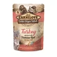 CARNILOVE, Filete de Pavo con Valeriana, sobre comida húmeda para gatos sin cereales, (en salsa), 85g