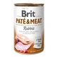 BRIT Pate and Meat, XS-XL, Rabbit, canned grain-free wet food for dogs, (pate), 400g
