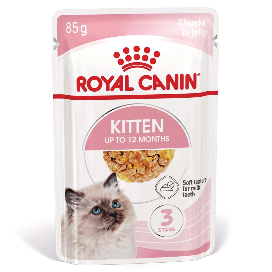 ROYAL CANIN Kitten, Katzennassfutter, (in Aspik), 85g
