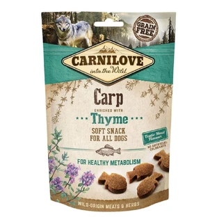 CARNILOVE Semi Moist Snack, Crab with Thyme, functional grain-free rewards for dogs, metabolic support, 200g