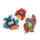 CAMON Little Birds, herbe à chat, herbe à chat, textile, couleurs variées, 10cm, 1pc