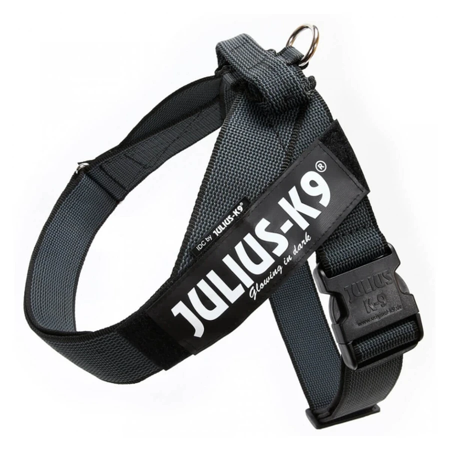 JULIUS-K9 IDC Color & Gray IDC, pettorina per cani, L, 23-30kg, nero
