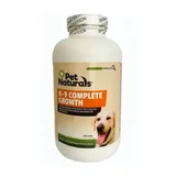 PET NATURALS K-9 Complete Growth, XS-XL, multivitamin for junior dogs, click bottle, 120 tablets
