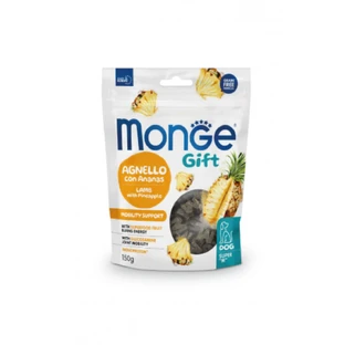 MONGE Gift Super M Mobility Support, XS-XL, miel et ananas, sac de récompense fonctionnel sans céréales pour chiens, système articulaire, 150g