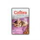 CALIBRA Premium Line Kitten, Lachs, Sachet Nassfutter für junge Katzen, (im eigenen Saft), 100g