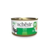 SCHESIR Complementary In Jelly, Huhn, Katzennassfutter in Dosen, (in Aspik), 70g