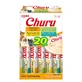 INABA Churu Chicken Varieties (Huhn, Huhn und Jakobsmuscheln, Käse, Shrimps), Dose, getreidefreie Belohnungsröhre, Katzen, (Topping), 280g