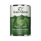 CANAGAN Free-Run Chicken, XS-XL, Pollo, comida húmeda en lata sin cereales para perros jóvenes y adultos, (en sopa), 400g
